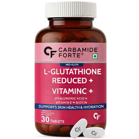 Carbamide Forte L Glutathione Reduced + Vitamin C+ Hyaluronic Acid & Vitamin E & Biotin 30 Tablets