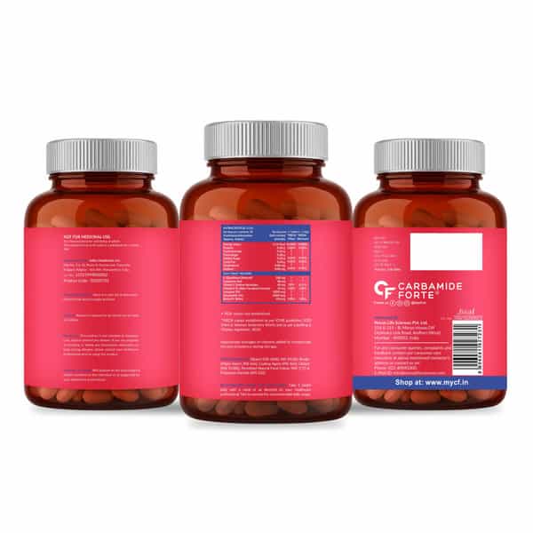 Carbamide Forte L Glutathione Reduced + Vitamin C+ Hyaluronic Acid & Vitamin E & Biotin 30 Tablets