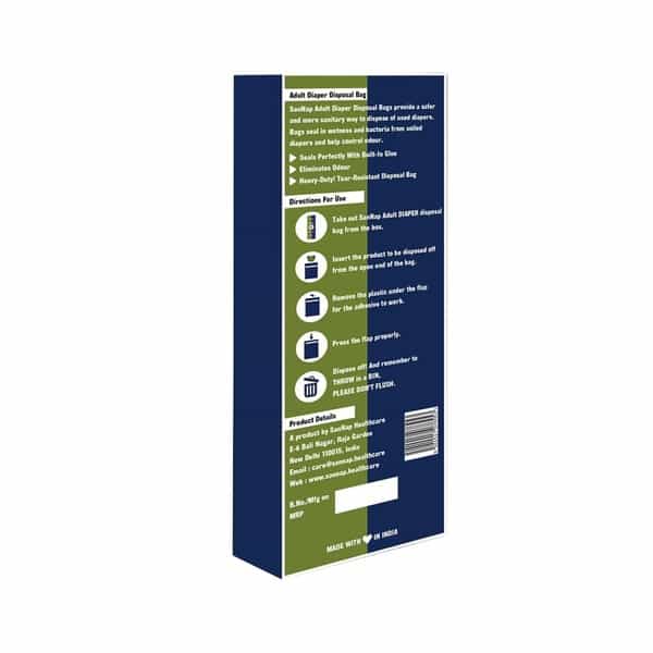 Sannap Adult Diaper Disposal Bags 40
