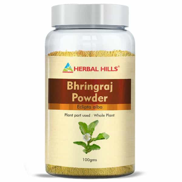 Herbal Hills Bhringraj Powder - 100 Gms (Pack Of 2)