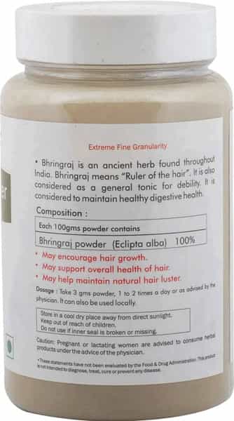 Herbal Hills Bhringraj Powder - 100 Gms (Pack Of 2)