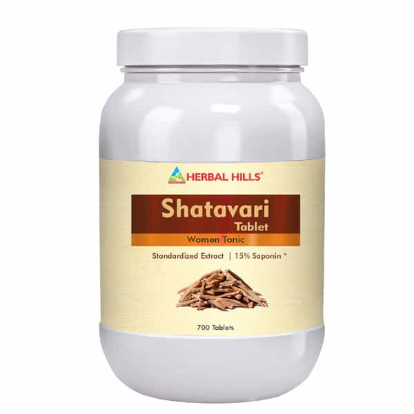 Herbal Hills Shatavari 700 Tablets (Pack Of 4)
