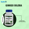 Healthvit Ginkgo Biloba ( Supports Memory Focus & Clarity ) - 60mg - 60 Capsules