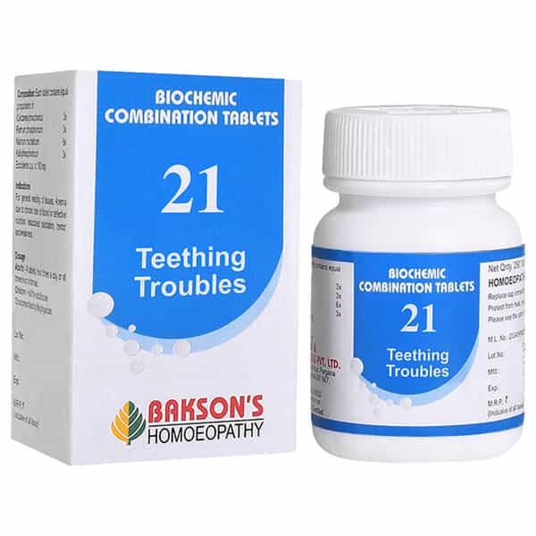 Baksons Homoeopathy Biocombination 21 Tablet 250 No's