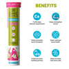 Chicnutrix Calciolive - Daily Calcium With Olive Leaf Extract- 20 Effervescent Tabs Strawberry
