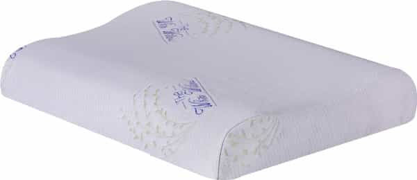 The White Willow Cervical Orthopedic Memory Foam Standard Size Neck Support Bed Pillow Multi