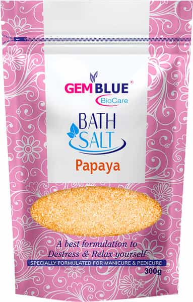 Gemblue Biocare Papaya Bath Salt 300Gm