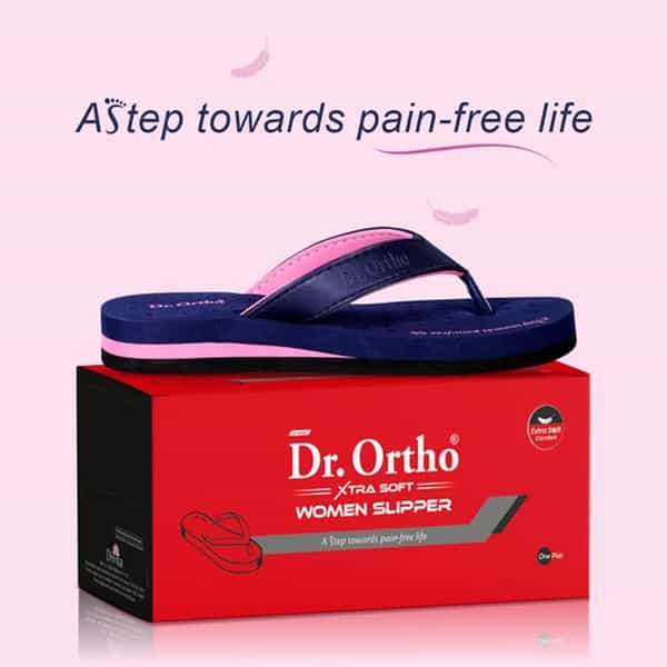 Dr Ortho Extra Soft Slippers For Women Size - 7 Uk