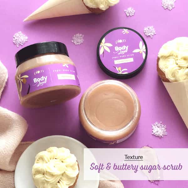 Plum Bodylovin' Vanilla Vibes Sugar Body Scrub - 200Gm