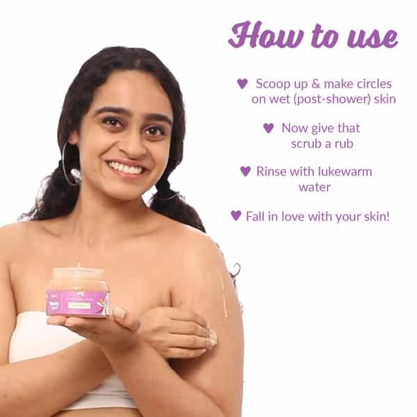 Plum Bodylovin' Vanilla Vibes Sugar Body Scrub - 200Gm