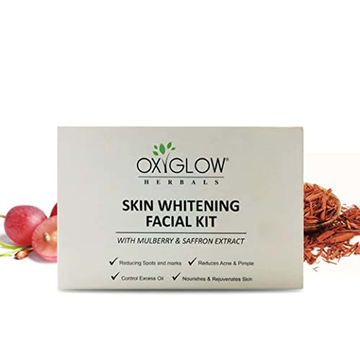 Oxyglow Herbals Skin Whitening Facial Kit 60 Grams (Pack Of 1)