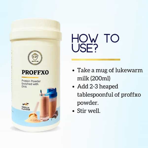 Proffxo Protein Powder Vanilla Flavour- 200Gm