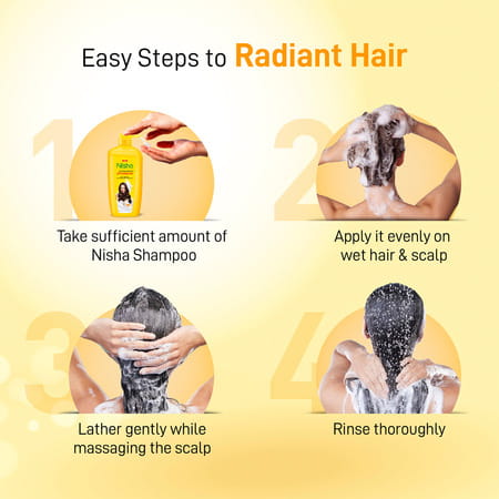 Nisha Egg Protein Shampoo For Strong & Smooth Hair 650ml