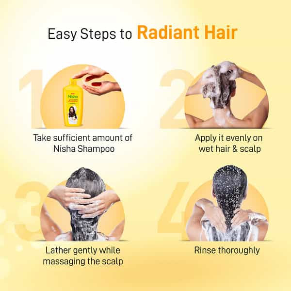 Nisha Egg Protein Shampoo For Strong & Smooth Hair 650Ml