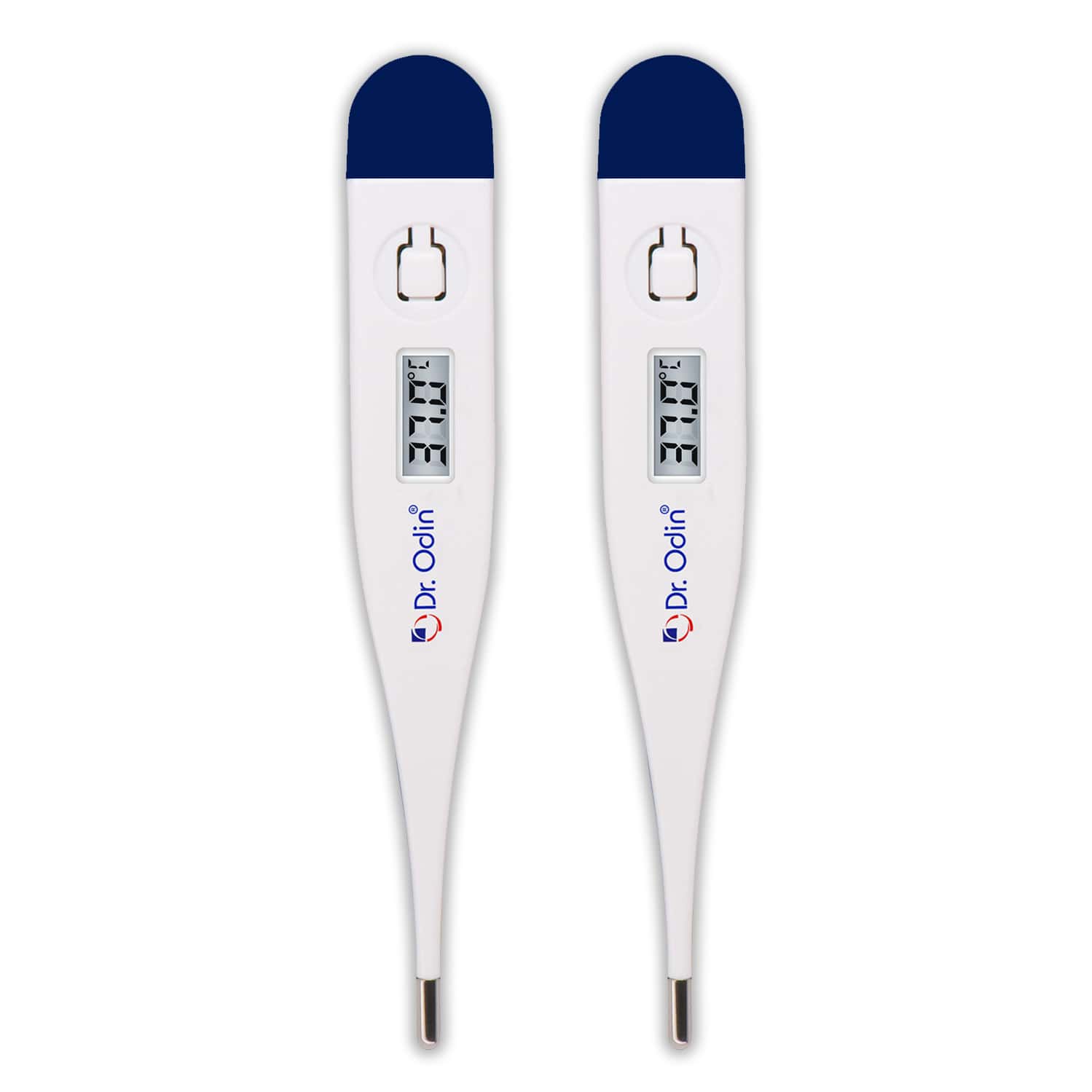 Dr. Odin Odt 101 Digital Thermometer For Precise Temperature Monitoring (white & Blue) Pack Of 2