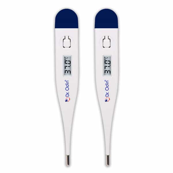 Dr. Odin Odt 101 Digital Thermometer For Precise Temperature Monitoring (White & Blue) Pack Of 2