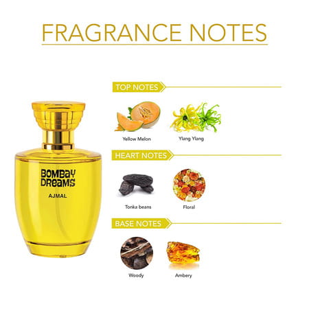 Ajmal Wisal Dhahab Edp 50ml Perfume For Men And Bombay Dreams Edp 100ml Perfume For Women