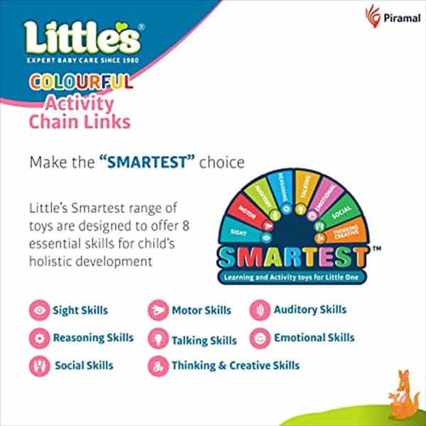 Little's Colourful Activity Chain Links 5 Months & Above