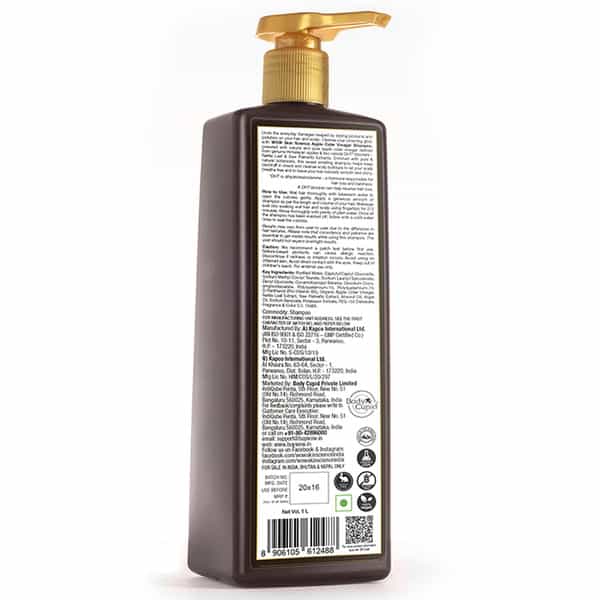 Wow Skin Science Apple Cider Vinegar Shampoo - 1L