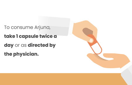 Vedikroots Arjuna 60 Capsules 450 Mg 100% Organic | Terminalia Arjuna | For Healthy Heart