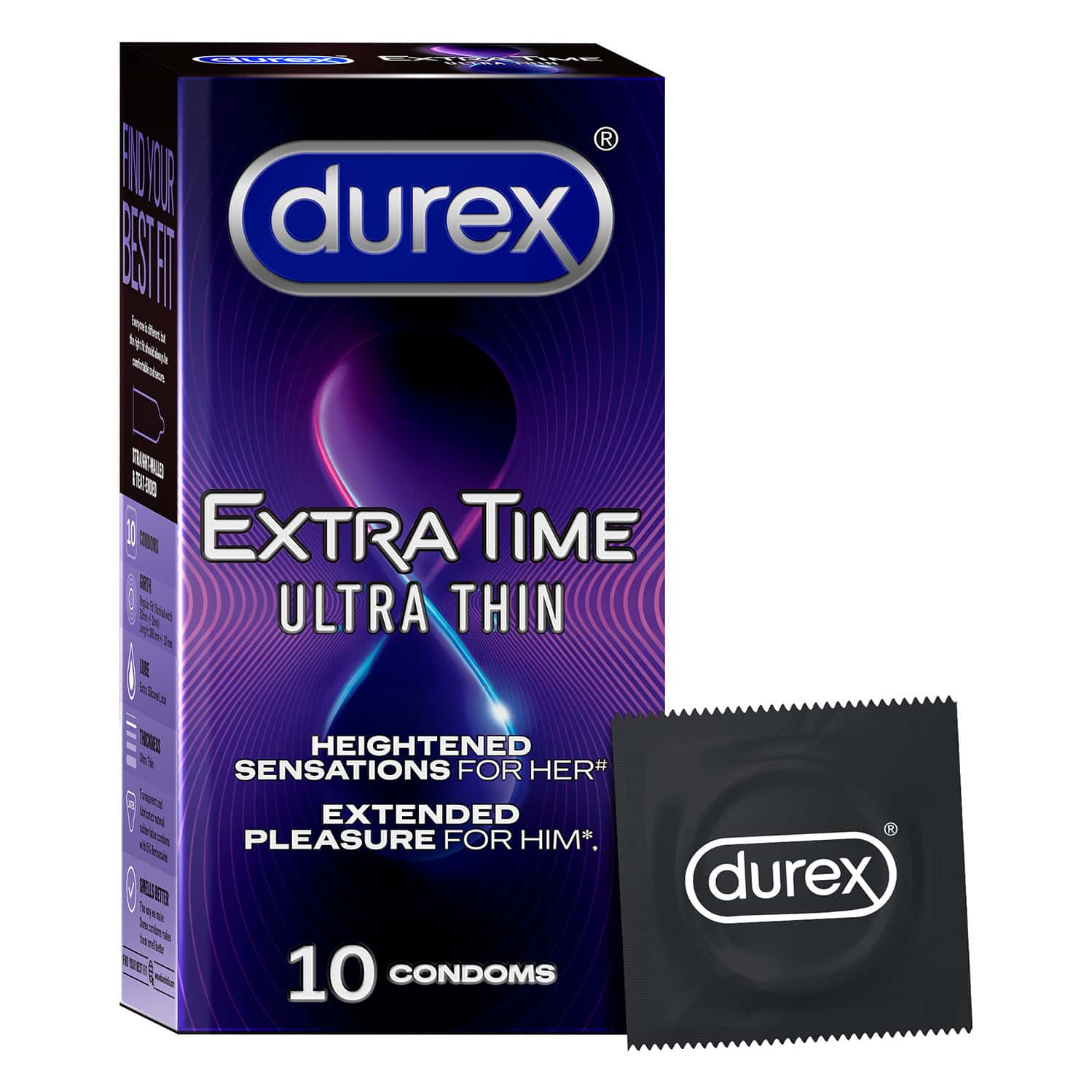 Durex Extra Time Ultra Thin 10 Condoms