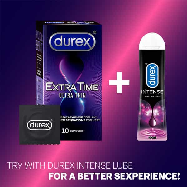 Durex | Extra Time | Ultra Thin | Box | 10 Condoms