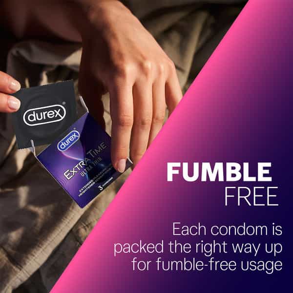 Durex | Extra Time | Ultra Thin | Box | 10 Condoms