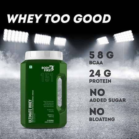 Bodyfirst Ultimate Whey | 32 Servings | Double Chocolate