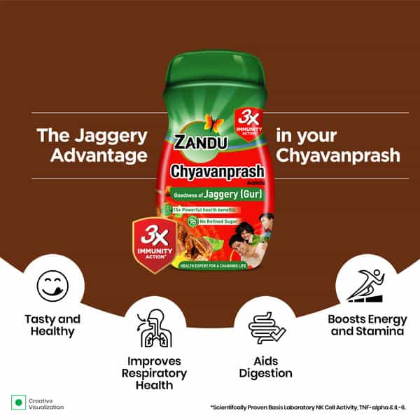 Zandu Chyavanprash Avaleha Jaggery (Gur) - 450 Gm