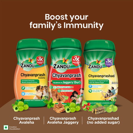 Zandu Chyavanprash Avaleha Jaggery (Gur) - 450 Gm