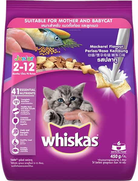Whiskas Kitten (2-12 Mnth) Drymackerel 450 Gm Pouch
