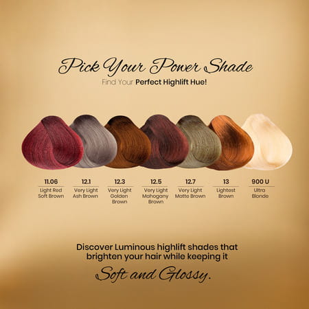 Yuthika Professional Highlift 12.1 Very Ash Brown 50G