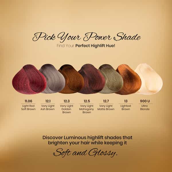 Yuthika Professional Highlift 12.1 Very Ash Brown 50G