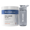 Hk Vitals Marine Collagen For Men Supplement (Orange - 200g) With Sipper Bottle