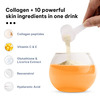 Hk Vitals Marine Collagen For Men Supplement (Orange - 200g) With Sipper Bottle