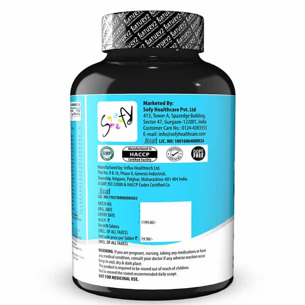 Naturyz Multivitamin With Probiotics 50 Billion Cfu & Prebiotics For General Health - 60 Tablets