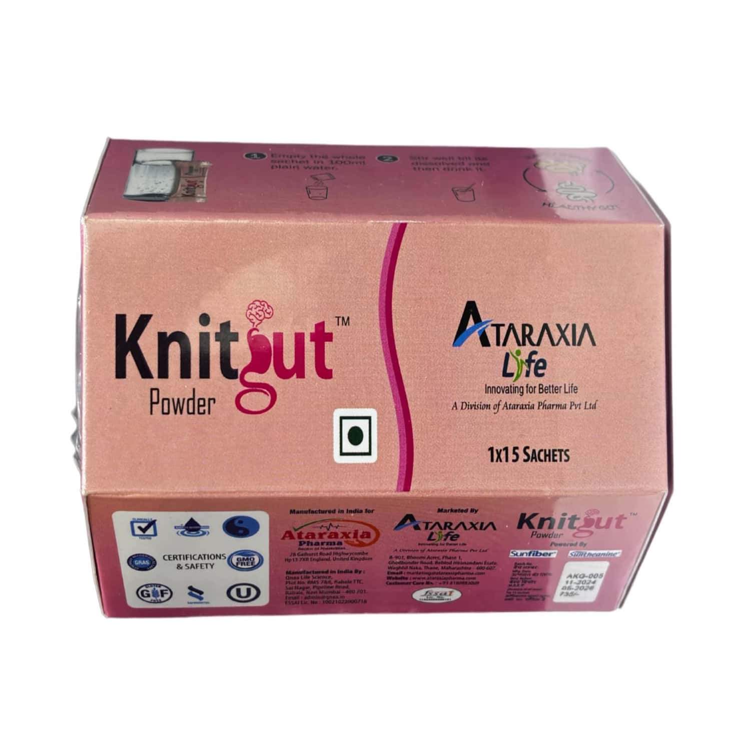 Knitgut Powder 3g Sachet 15 No'S