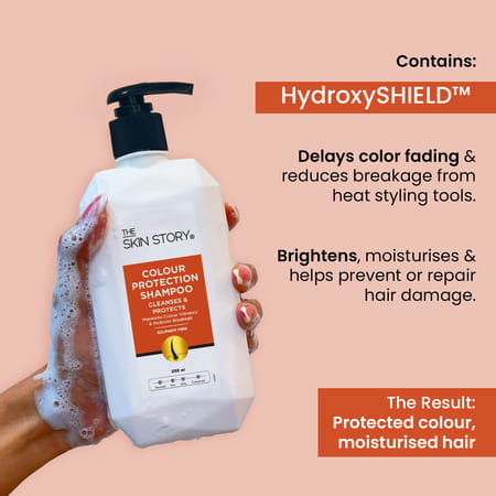 The Skin Story Colour Protection Shampoo For Vibrant Soft Shiny Hair Reduces Breakage 250 Ml