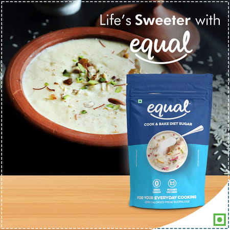 Equal Cook And Bake Diet Sugar Sugar Free Zero Calorie Cook & Bake 500g Powder Pouch Pack Of 1