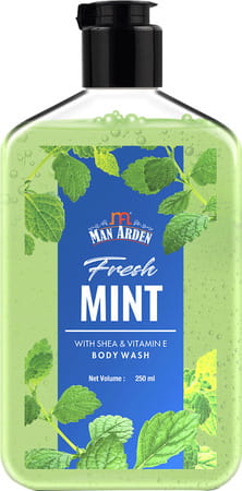 Man Arden Fresh Mint Luxury Body Wash Infused With Shea Butter & Vitamin E 250ml