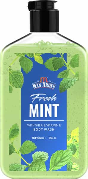Man Arden Fresh Mint Luxury Body Wash Infused With Shea Butter & Vitamin E 250Ml