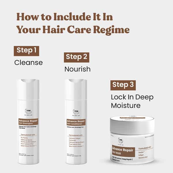 Tnw The Natural Wash Advance Repair Hair Shampoo | Strengthening Sulfate Free Formula 200 Ml