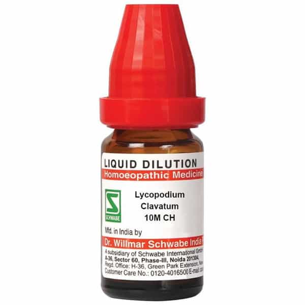 Dr. Willmar Schwabe India Lycopodium Clavatum Dilution 10M Ch 10 Ml