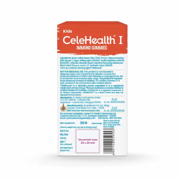Celehealth Kidz Immuno | Pink Guava | Gummies 30 No's