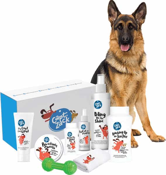 Captain Zack - The German Shepherd Groom Box Ultimate 8-In-1 Head-To-Paw Groom-Kit For Your Dog
