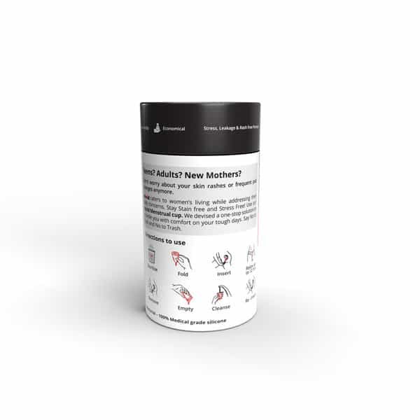 Bbold Menstrual Cups For Women - Black - Medium