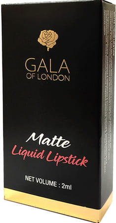 Gala Of London Matte Liquid Lipstick (Waterproof | Transfer Proof | 12h Lasting) - 11 Mehr (2 Ml)