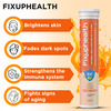 Fixuphealth Natural Amla 1000Mg Vit C Zinc Effervescent Orange (Pack Of 1) 20 Tablets Each Pack