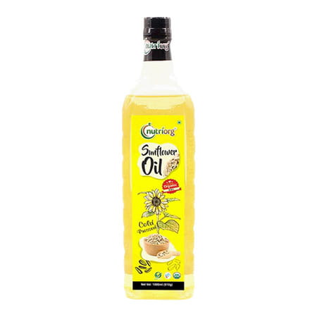 Nutriorg Certified Organic Sunflower Oil 1000ml