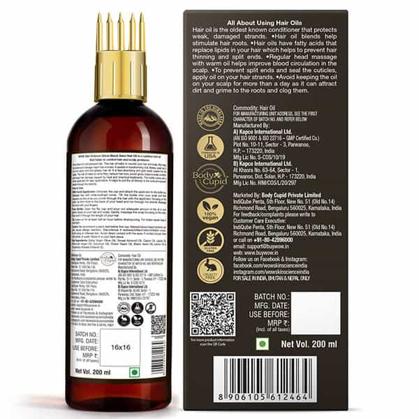 Wow Skin Science Onion Hair Oil With Comb - 200Ml